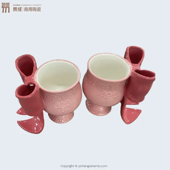 Wholesale Embossed Coffee Mugs 5