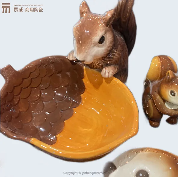 Wholesale Unique Tableware with Embossed Squirrel Design 4